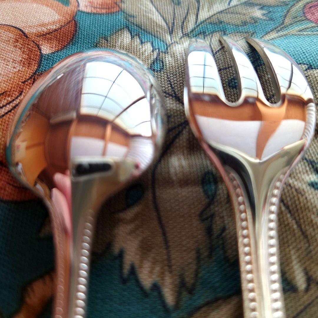 クリストフル パール コーヒースプーン6本 ケーキフォーク6本 合計12点