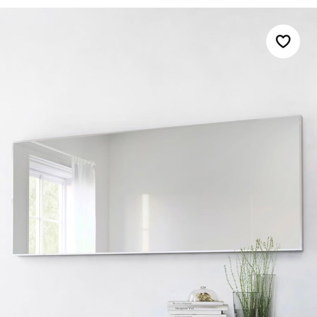 IKEA HOVET ホーヴェット ミラー, アルミニウム, 78x196 cm