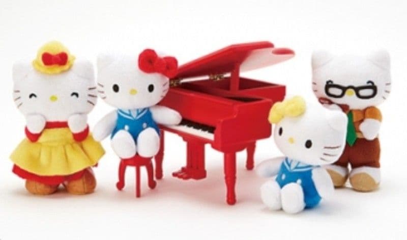 ハローキティ オルゴールドールセット 45周年 限定 ピアノ | Shop at