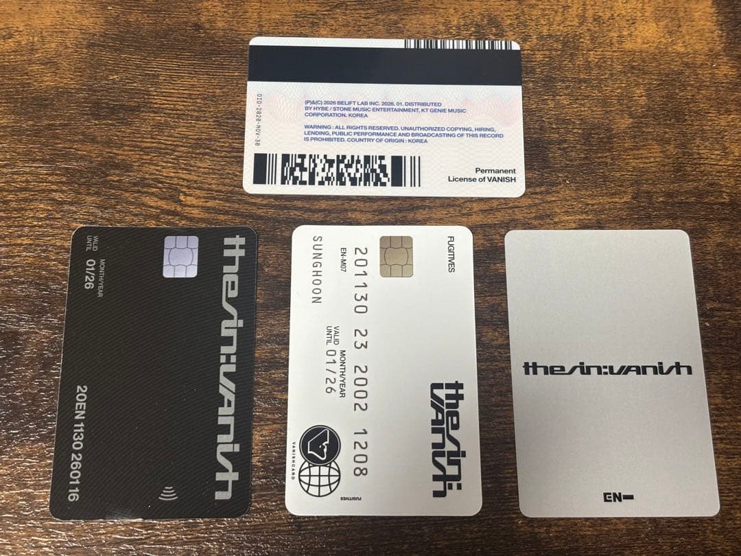 ENHYPEN THE SIN : VANISH ソンフン トレカセット - メルカリ