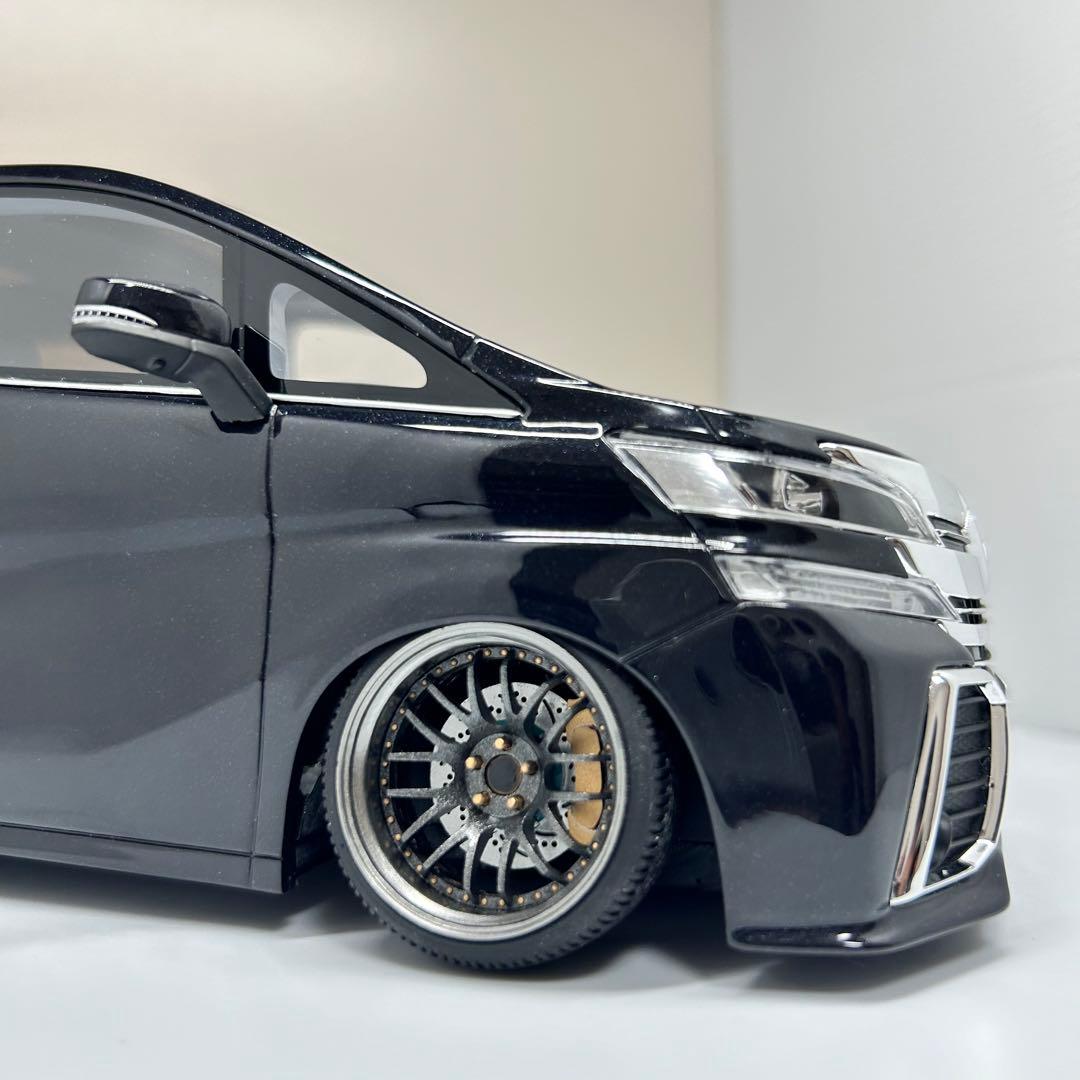 1/18京商 SAMURAI ヴェルファイア カスタム ミニカー ブラック - メルカリ