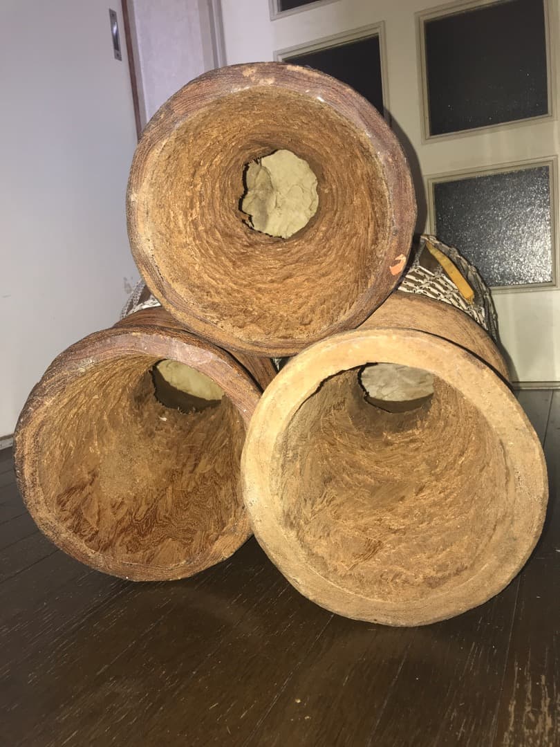 ブガラブ 3本セット 西アフリカパーカッション 本場のセネガル産 ジャンベ