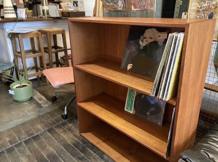 デンマーク ビンテージ シェルフ レコードラック 棚 - メルカリ