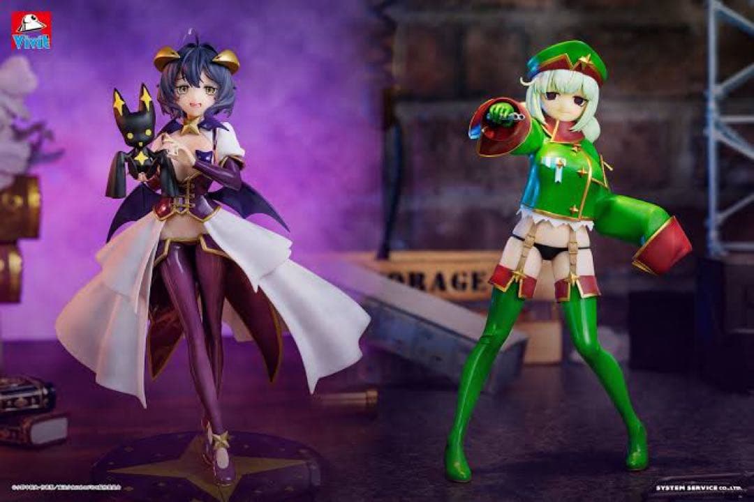 魔法少女にあこがれて Vivitフィギュア マジアベーゼ レオパルト 2点