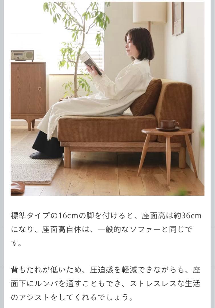 Re:CENO リセノ　culum unit sofa 2人掛け