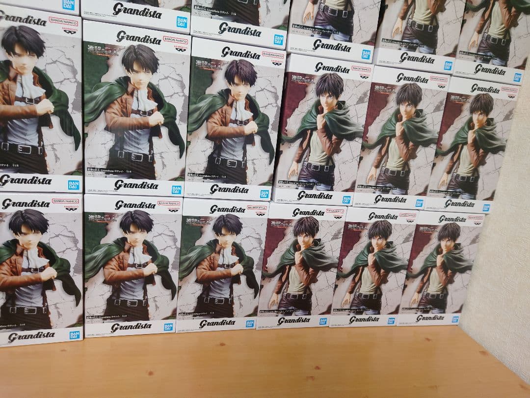 進撃の巨人 Grandista エレン イェーガー リヴァイ　計30個　各15個