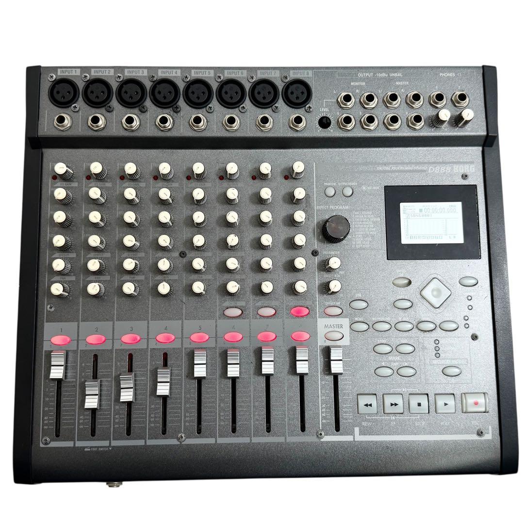 KORG D888 デジタルレコーディングスタジオ MTR 8ch ジャンク