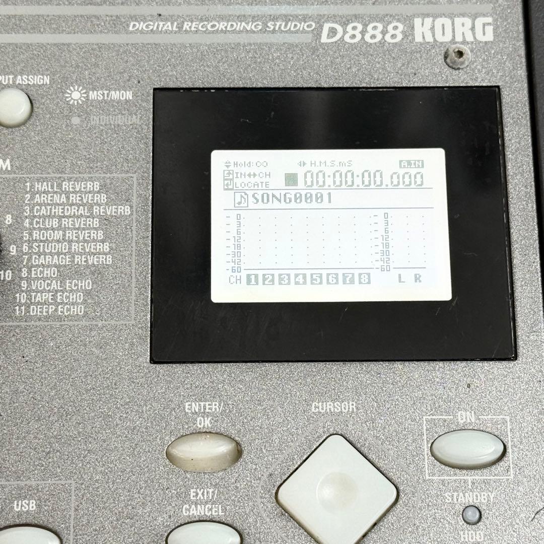 KORG D888 デジタルレコーディングスタジオ MTR 8ch ジャンク