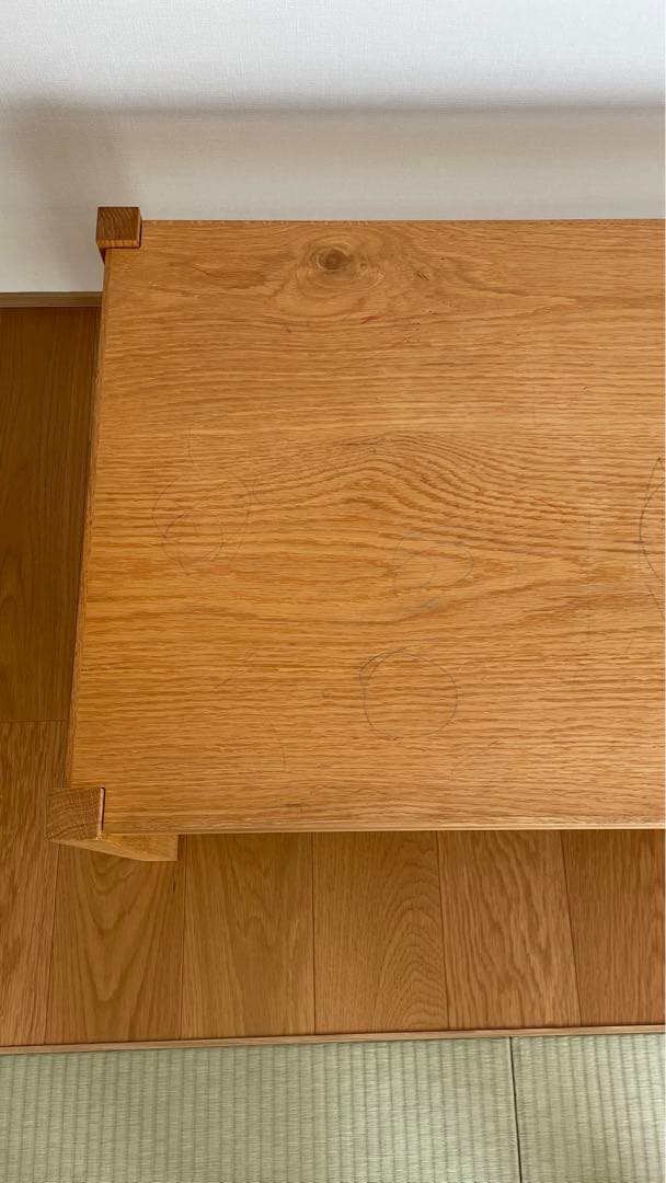 ナチュラルウッド 木製テーブル