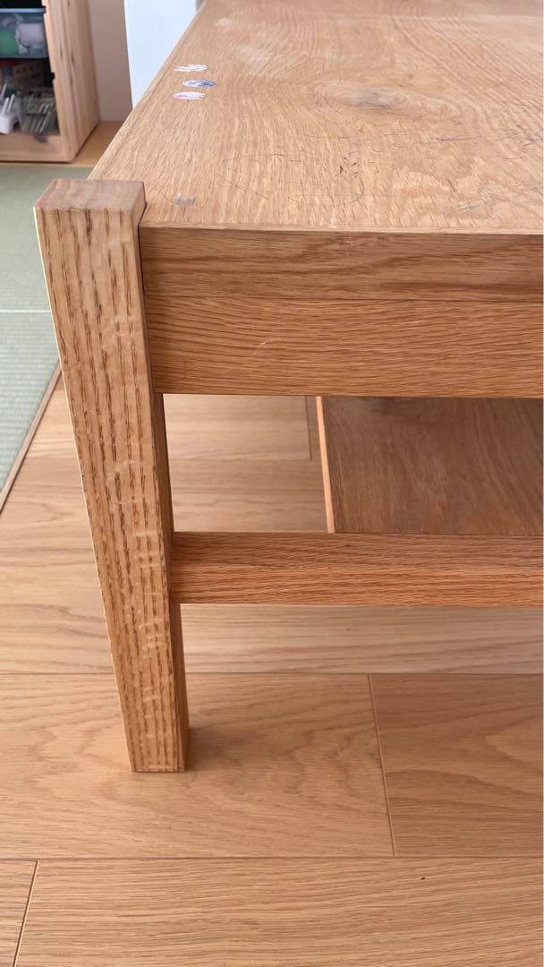 ナチュラルウッド 木製テーブル