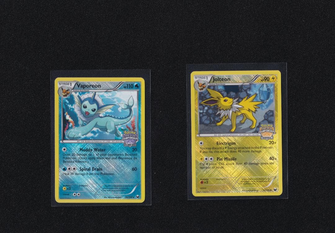 英版イーブイ/ブースター/シャワーズ/サンダース CSプロモ4枚セット