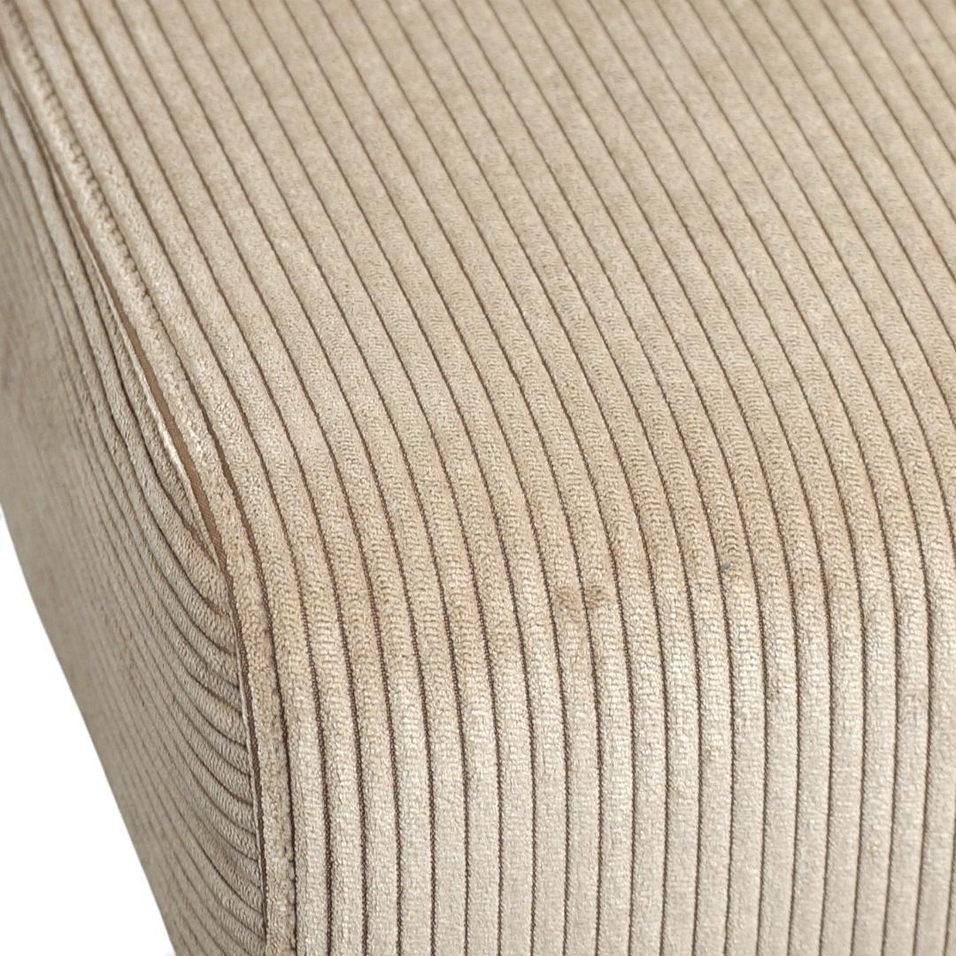 送料無料【新品】幅105cm コーデュロイアイアン脚 北欧 モダン