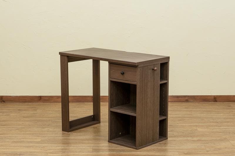 《新品・送料無料》コンパクトデスク　DBR/WH