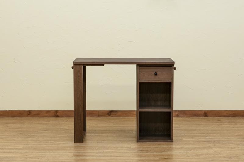 《新品・送料無料》コンパクトデスク　DBR/WH