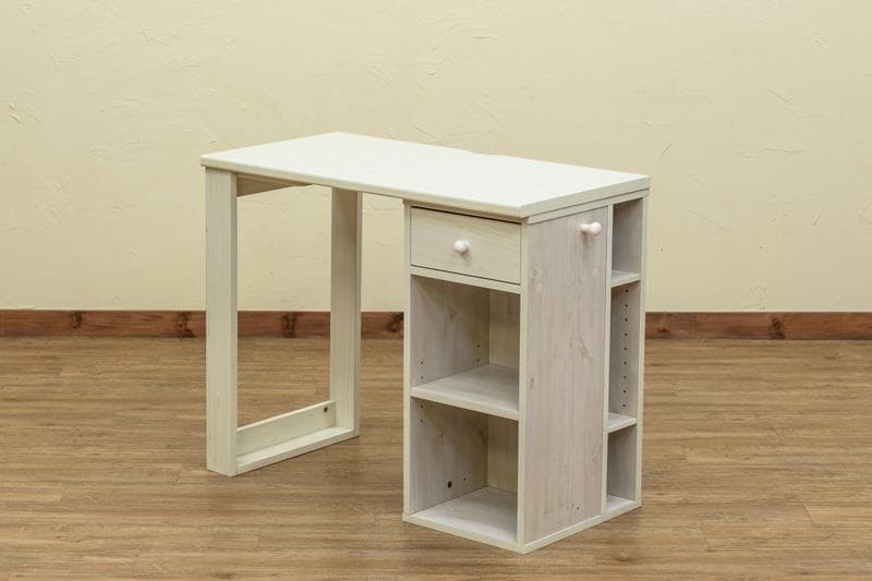 《新品・送料無料》コンパクトデスク　DBR/WH