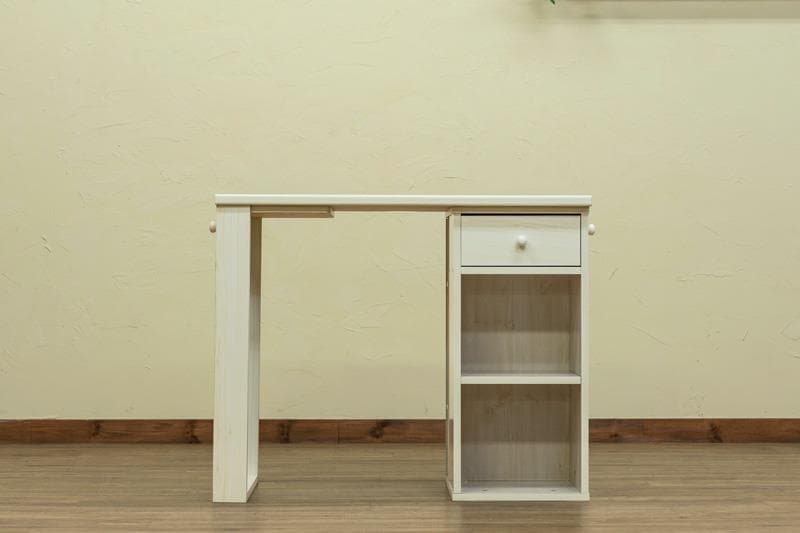《新品・送料無料》コンパクトデスク　DBR/WH