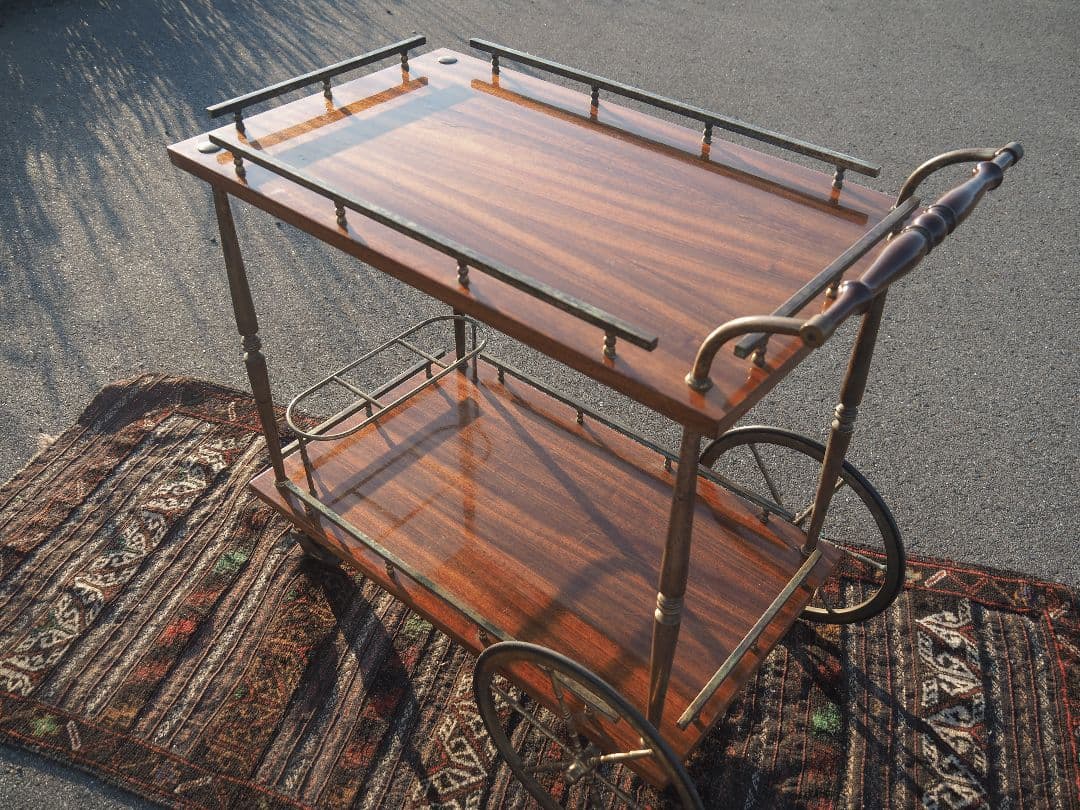 【値引中】アンティークキッチンワゴン