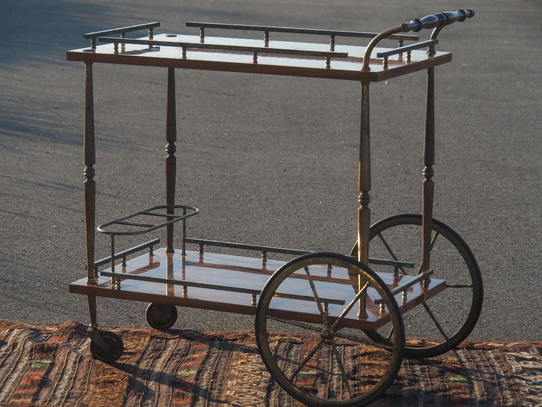 【値引中】アンティークキッチンワゴン