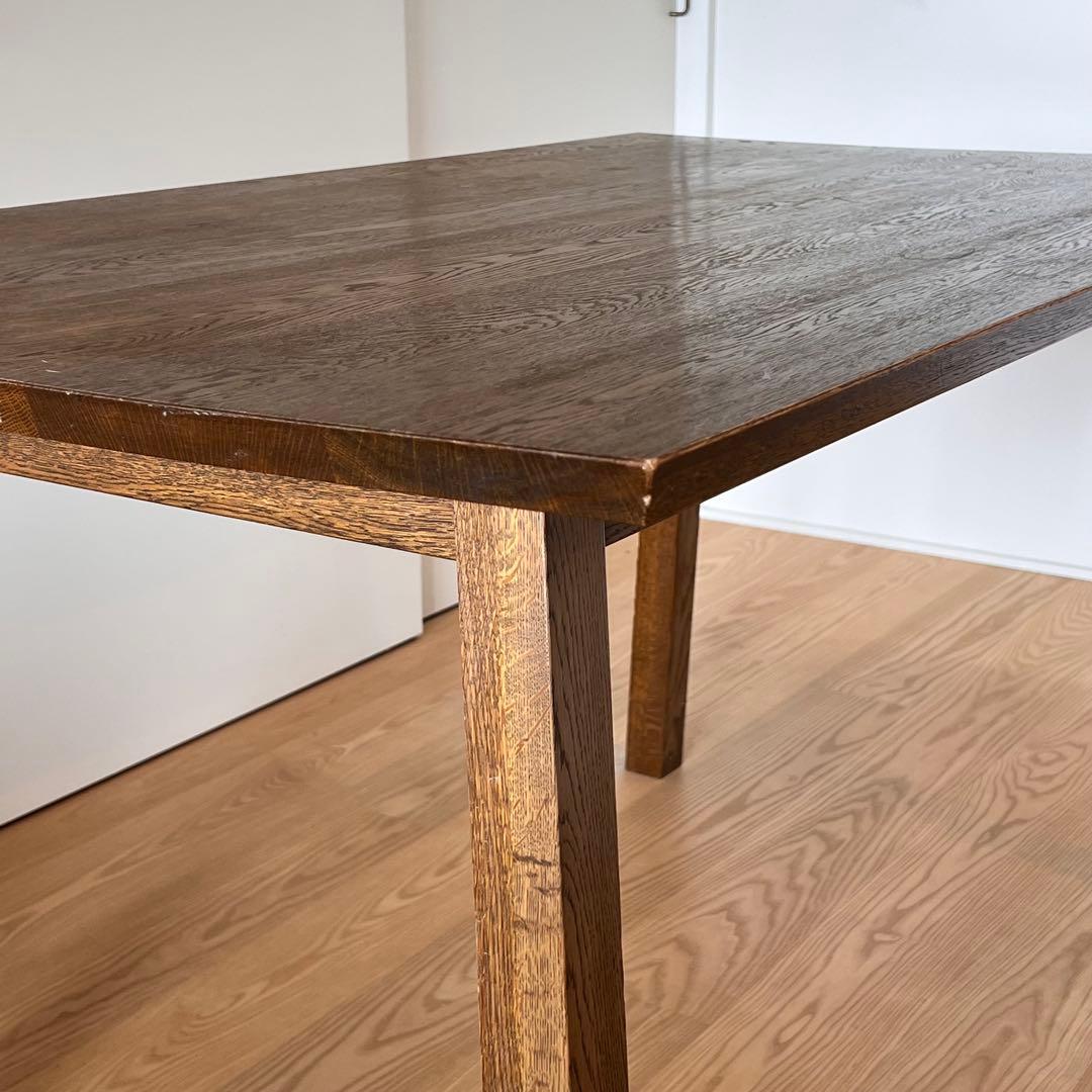 無垢材 オーダーメイド ダイニングテーブル 4人掛 W1300 脚の取外し