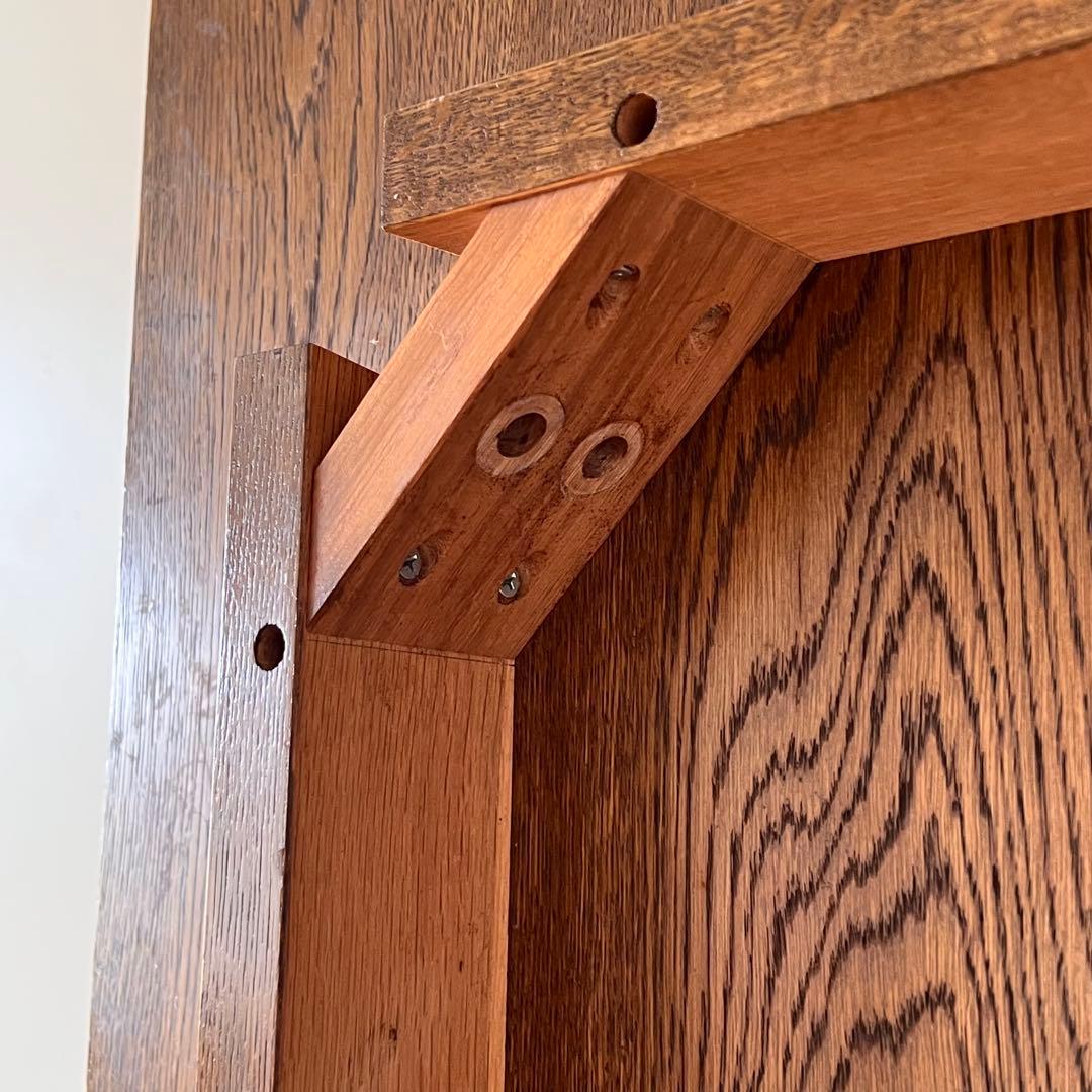 無垢材 オーダーメイド ダイニングテーブル 4人掛 W1300 脚の取外し