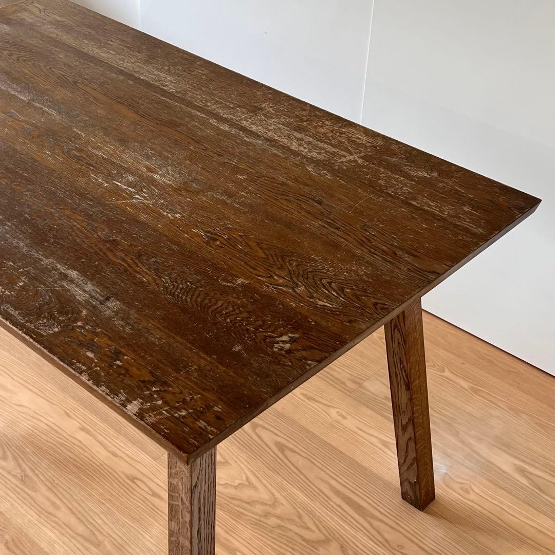 無垢材 オーダーメイド ダイニングテーブル 4人掛 W1300 脚の取外し