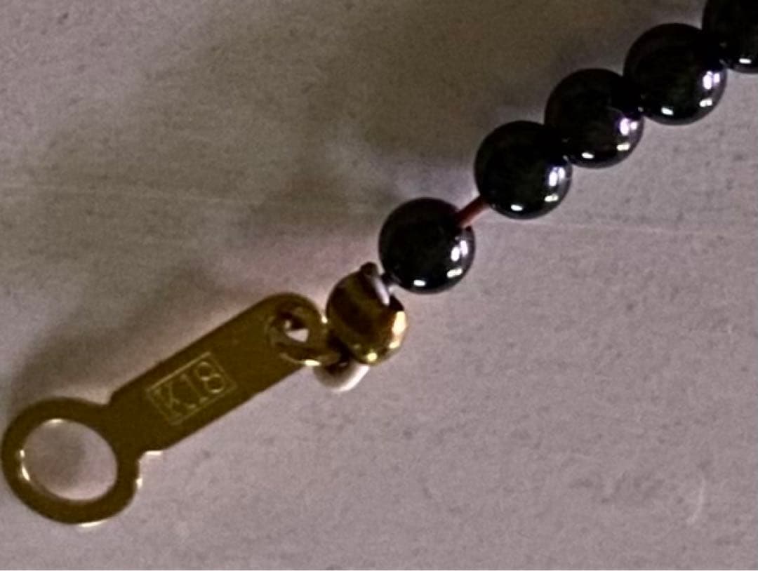 タヒチ黒蝶貝パール　ステーションネックレス