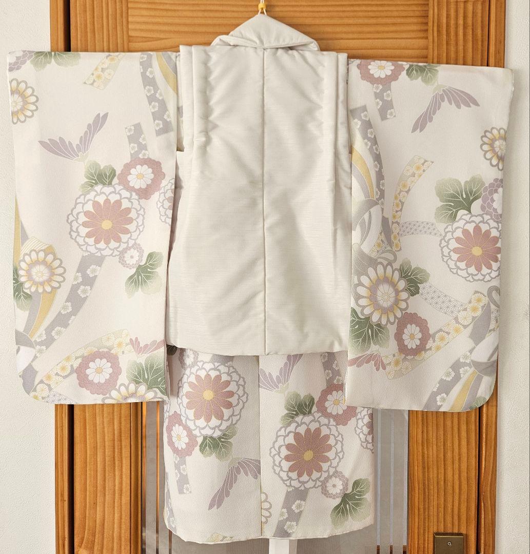 ✨美品✨❀KOHARU❀ ホワイト被布セット 七五三 3歳