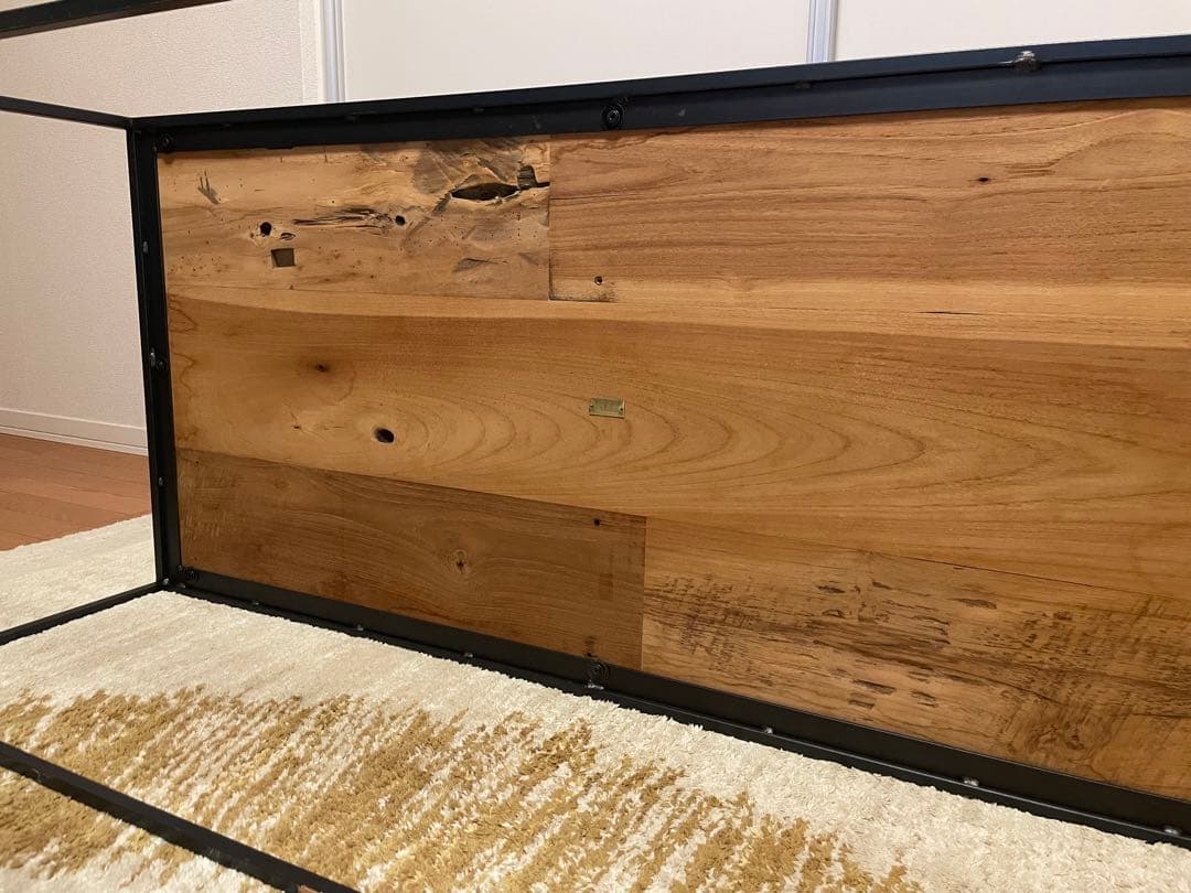 janeiro　IDEE イデー ローテーブル チーク古材アイアン