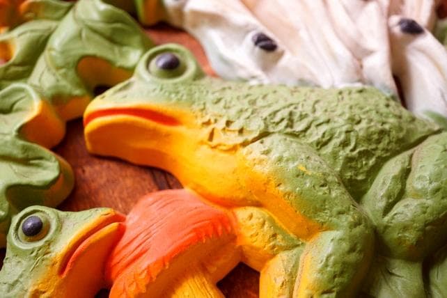 USA 60’s 70's ヴィンテージ 壁掛け マッシュルーム かえる 蝶