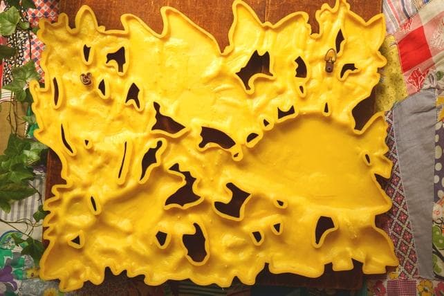 USA 60’s 70's ヴィンテージ 壁掛け マッシュルーム かえる 蝶