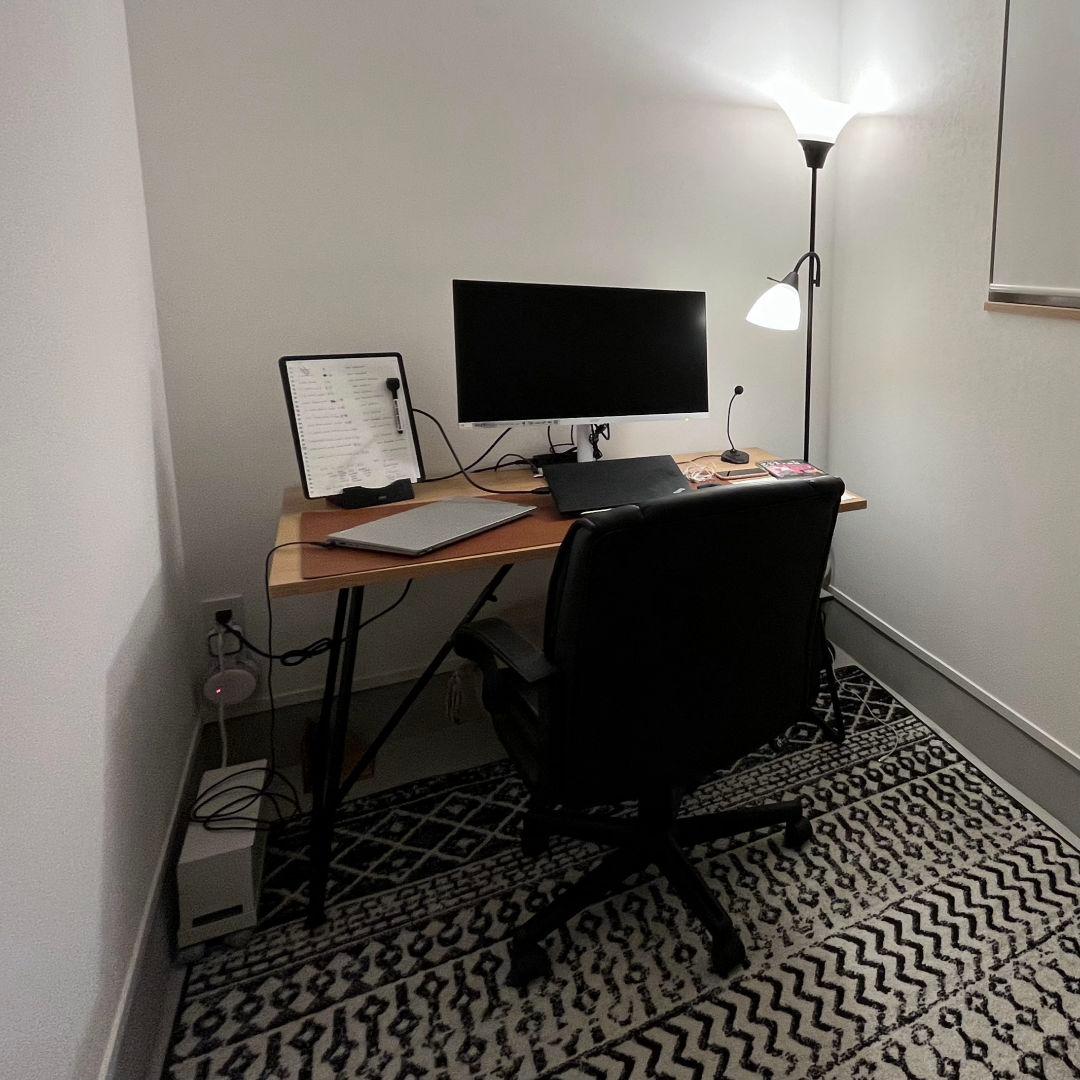 （都区内引き取り限定）無印良品　折りたたみテーブル　120cm オーク材