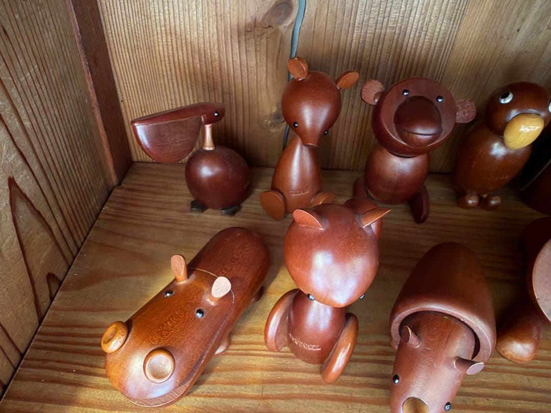 千趣会　ロイヤルペット　木製　アニマル フィギュア　北欧　19体