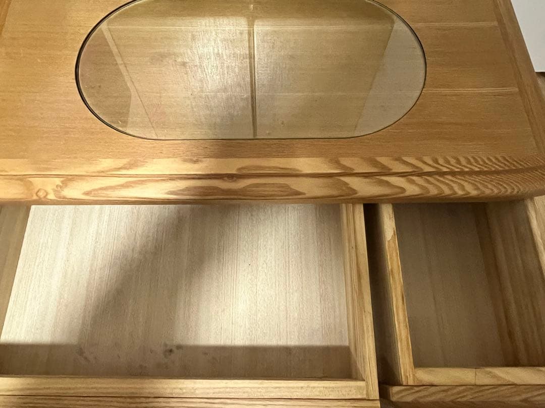 木製三面鏡ドレッサー