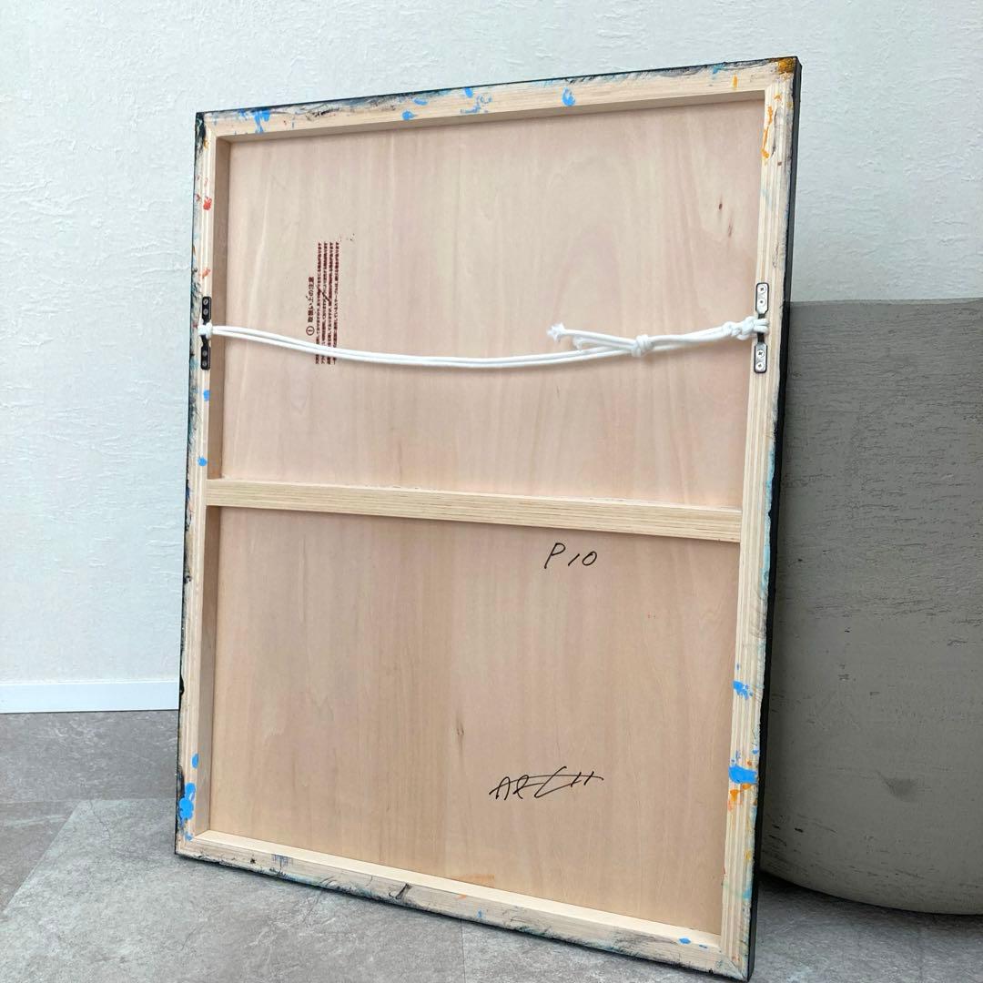 アクリル画 抽象画 アートパネル 北欧 原画 アート 絵画 インテリア グリーン