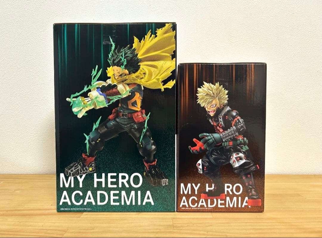 一番くじ ヒロアカ　A賞 緑谷出久フィギュア B賞 爆豪勝己　フィギュア