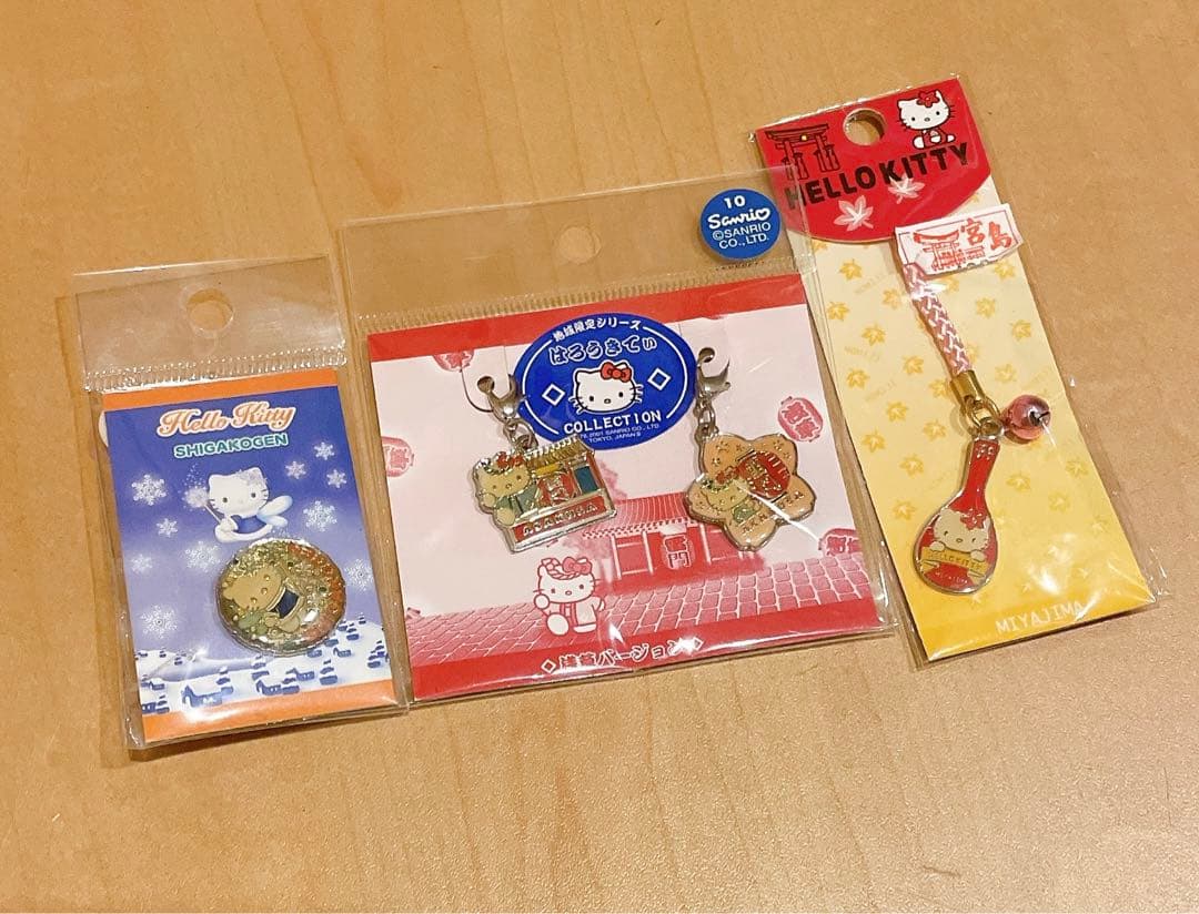 レア揃い！廃盤】ご当地キティ 根付け チャーム ピンバッチ 辻口シェフ