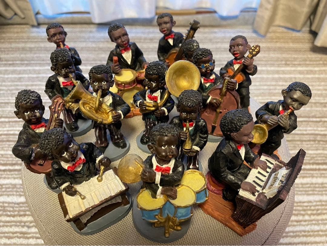 レトロ Jazz 黒人キッズ ソウルバンド ジャズバンドフィギュア - メルカリ