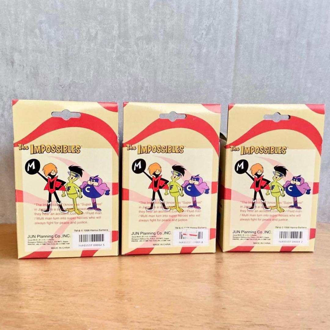 The Impossibles スーパースリー ハンナバーベラ フィギュア3種