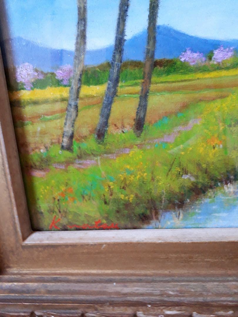 松本金一郎の油絵。