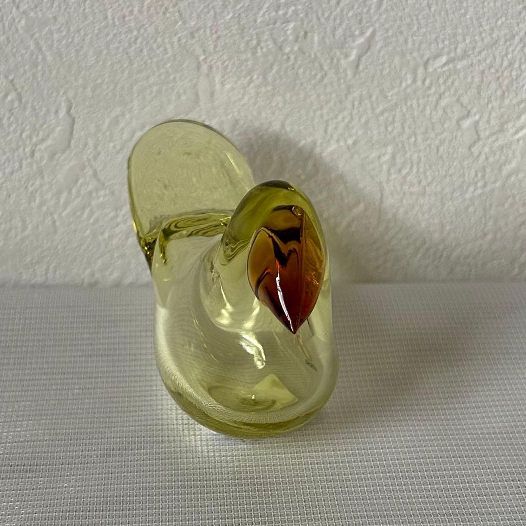 オイバ・トイッカ ガラスの鳥 シエッポ Sieppo レモン　コッパー