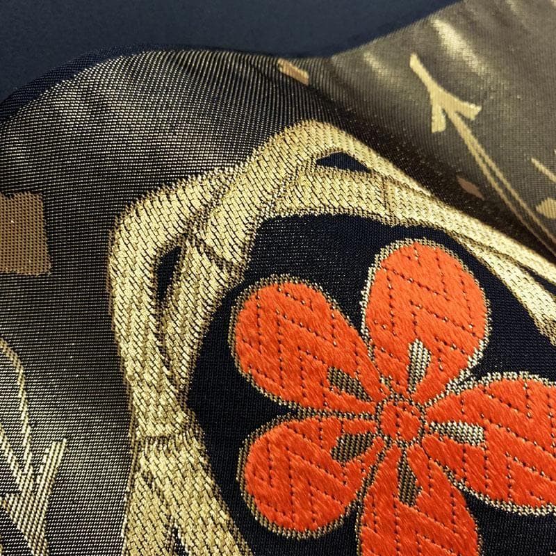 0ag56◆川島織物 ハーフ成人式 全通袋帯 七五三 七歳 松竹梅◆美品