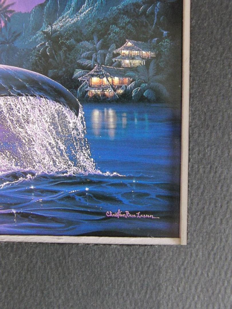 クリスチャン・ラッセン、【エシャント ミステリー】、希少な額装用