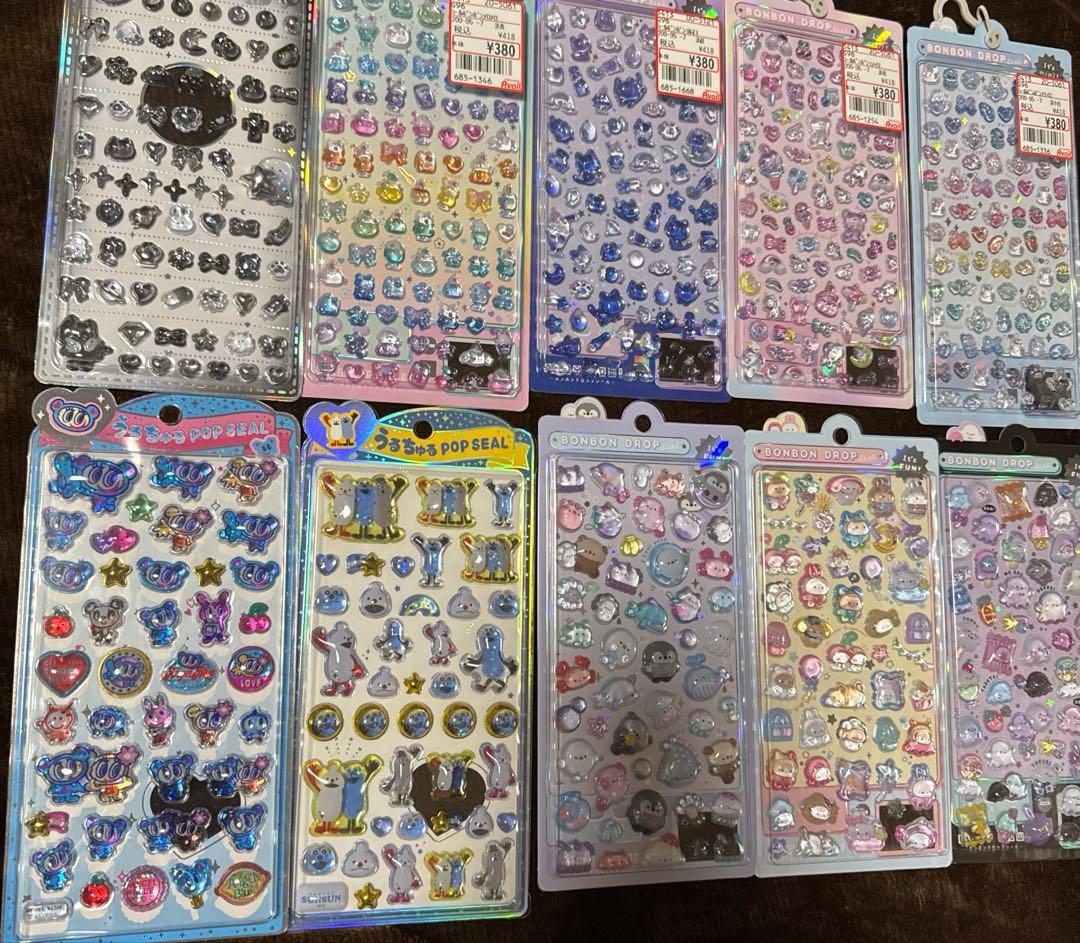 エンジェルブルー　スンスン　うるちゅるシール クーリアボンボンドロップシール