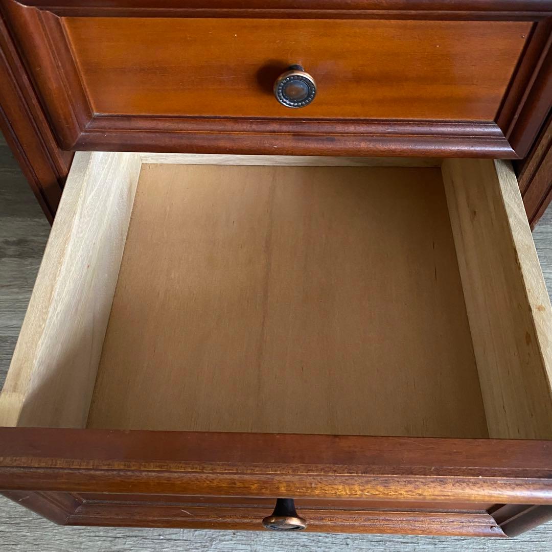 東海家具KENT 電話台　サイドチェスト コンソール　マホガニー材