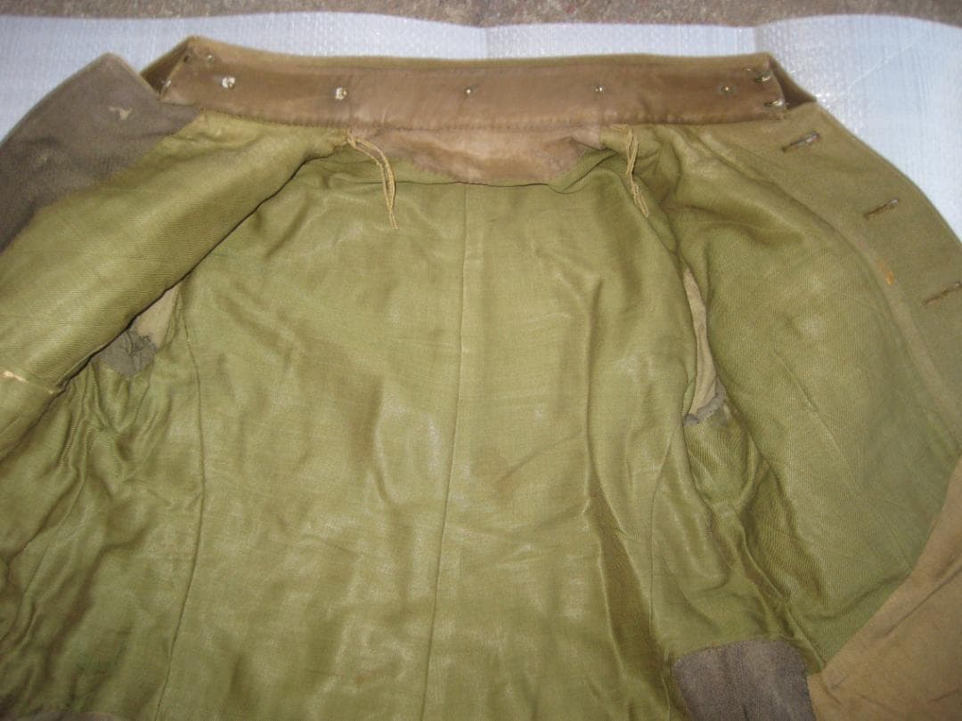 旧帝國陸軍将校 一人の方の品 夏冬服上衣 長靴 外套 飯盒