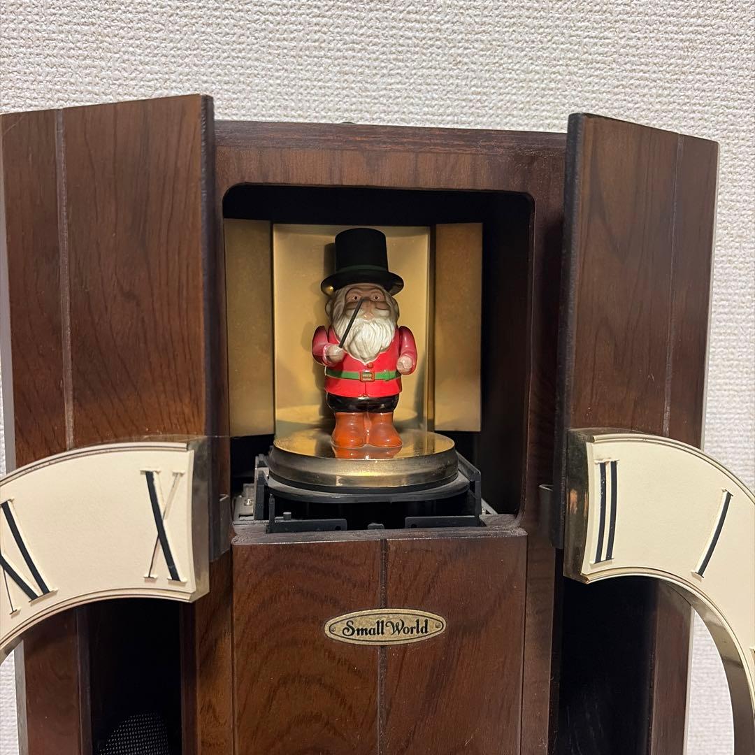 リズム時計工業 Small World スモールワールド　からくり掛け時計
