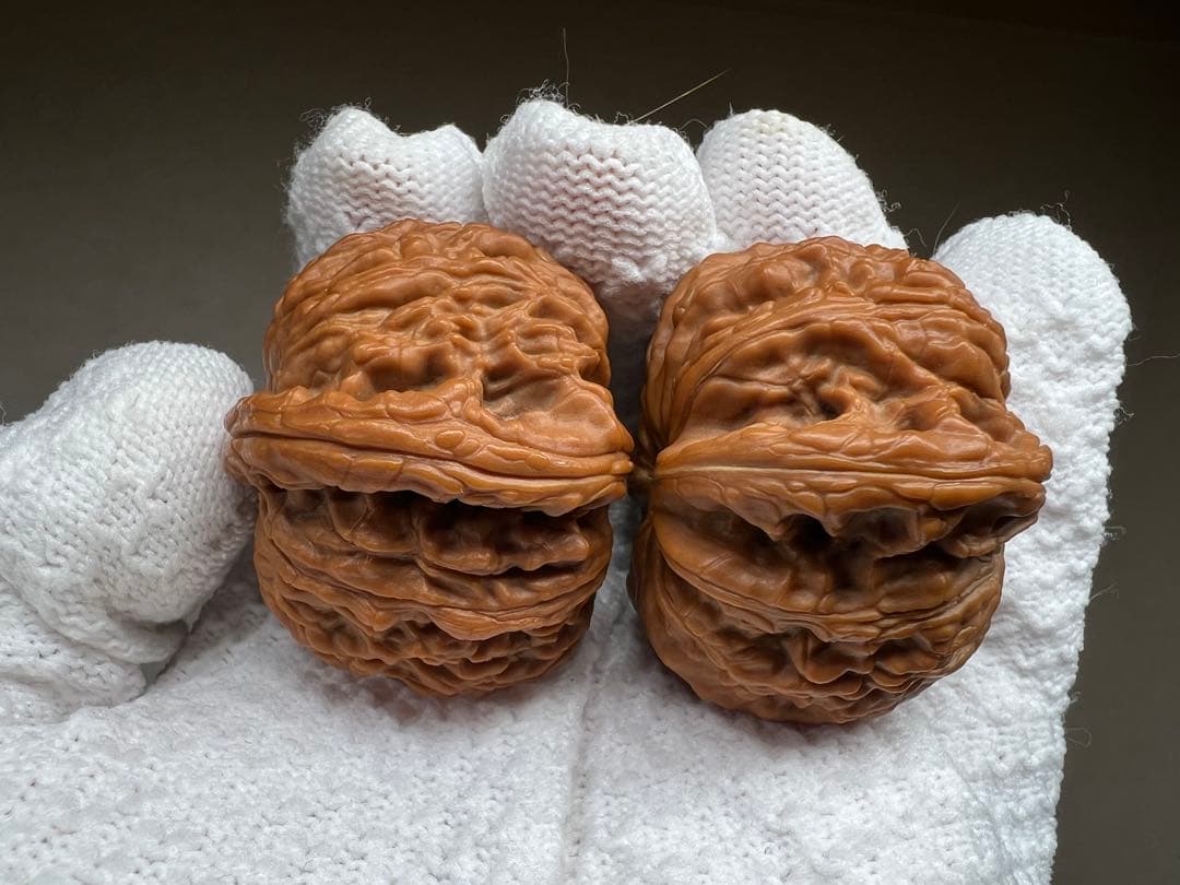 文玩堂：闷尖白獅子頭（47mm）