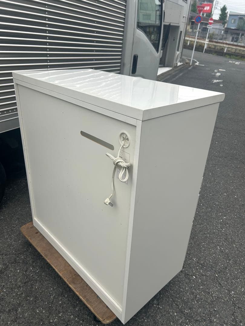 モンブラン　ニトリ　ホワイトキッチン収納キャビネット　※直接引取