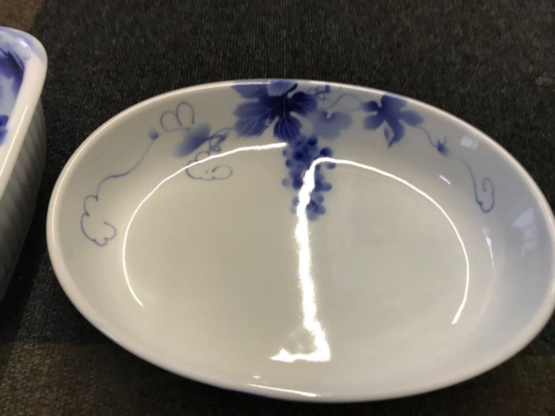 ぶどう模様の食器セット 8点