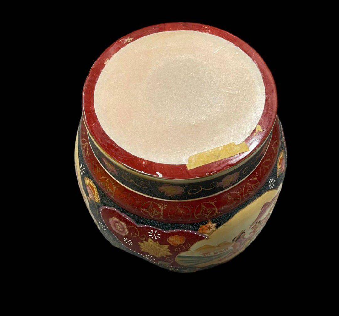 特大 美品】薩摩焼 沈降壺 高さ約130cm 特大 大型 花瓶 古中国 飾り壺